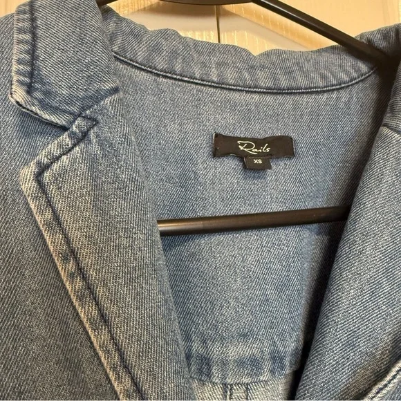 Rails Georgie Denim Belted Playsuit size XS - Picture 5 of 6